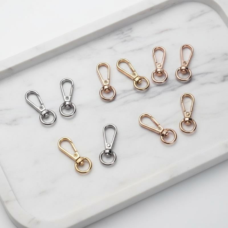 Lobster Clasp Silver - 2/10/20 قطعة من مشابك الكركنج الدوارة
