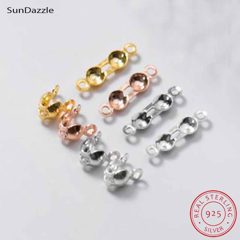 Jewelry Making At Home - 4 قطع مشابك خرز طرفية من