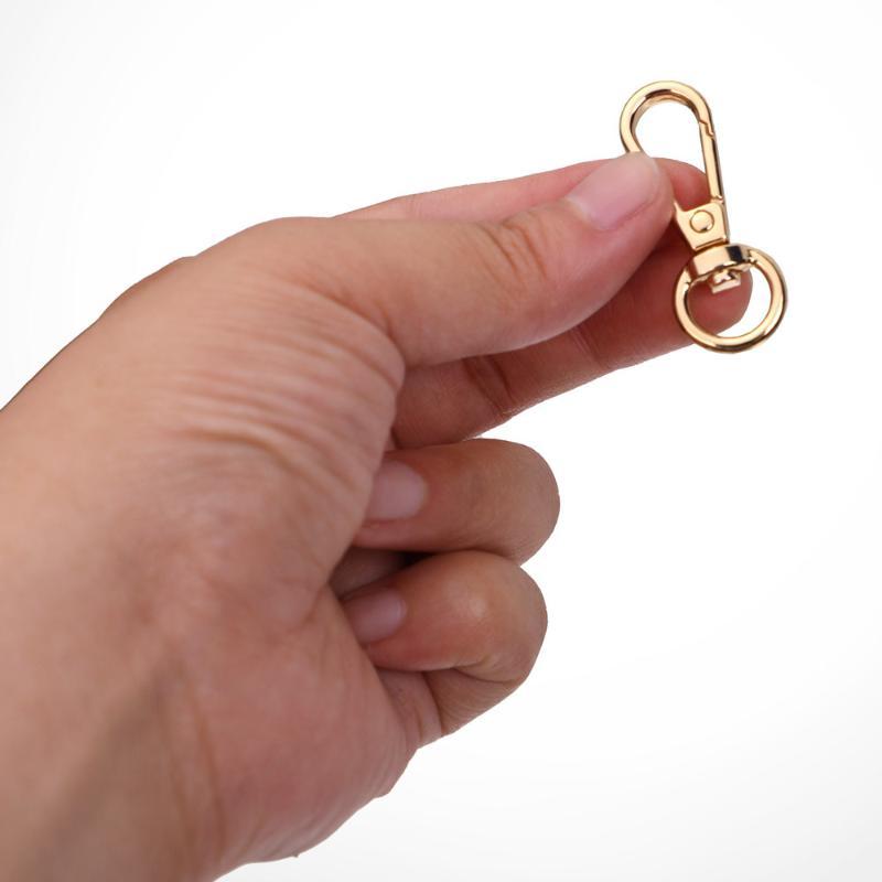 Lobster Clasp Silver - قطعتان من مشابك الكركند الدوارة باللونين