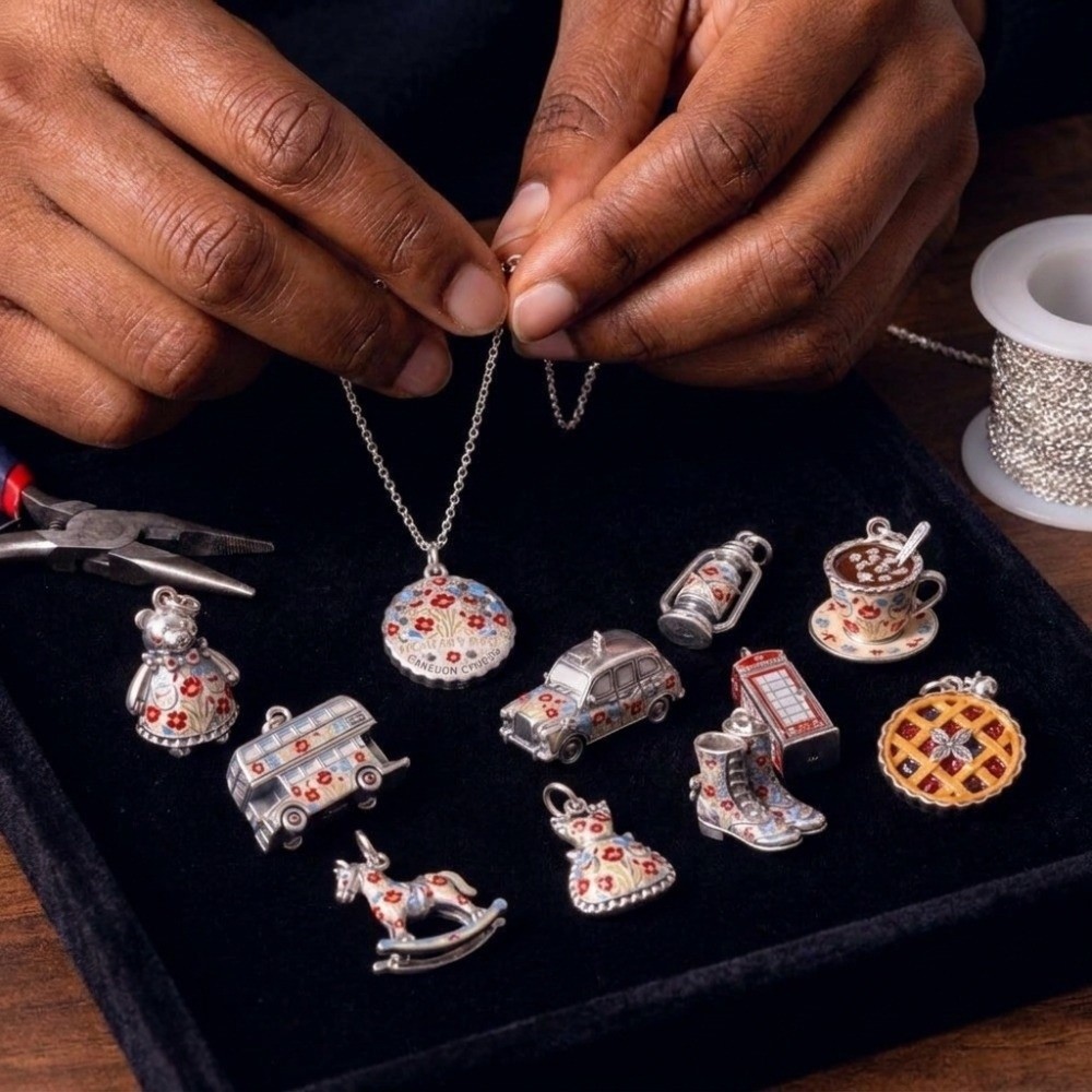 Jewelry Making London - قلادات كرتونية من الفولاذ المقاوم للصدأ،
