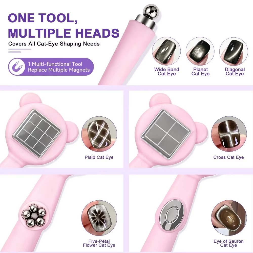 6 في 1 مغناطيس عين القطة لطلاء - مراجعة Jewelry Making Board وسعره