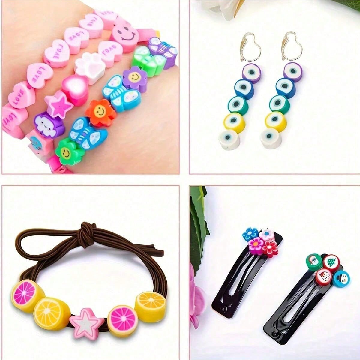 مجموعة خرز من الطين البوليمر 1 - مراجعة Jewelry Making At Home وسعره