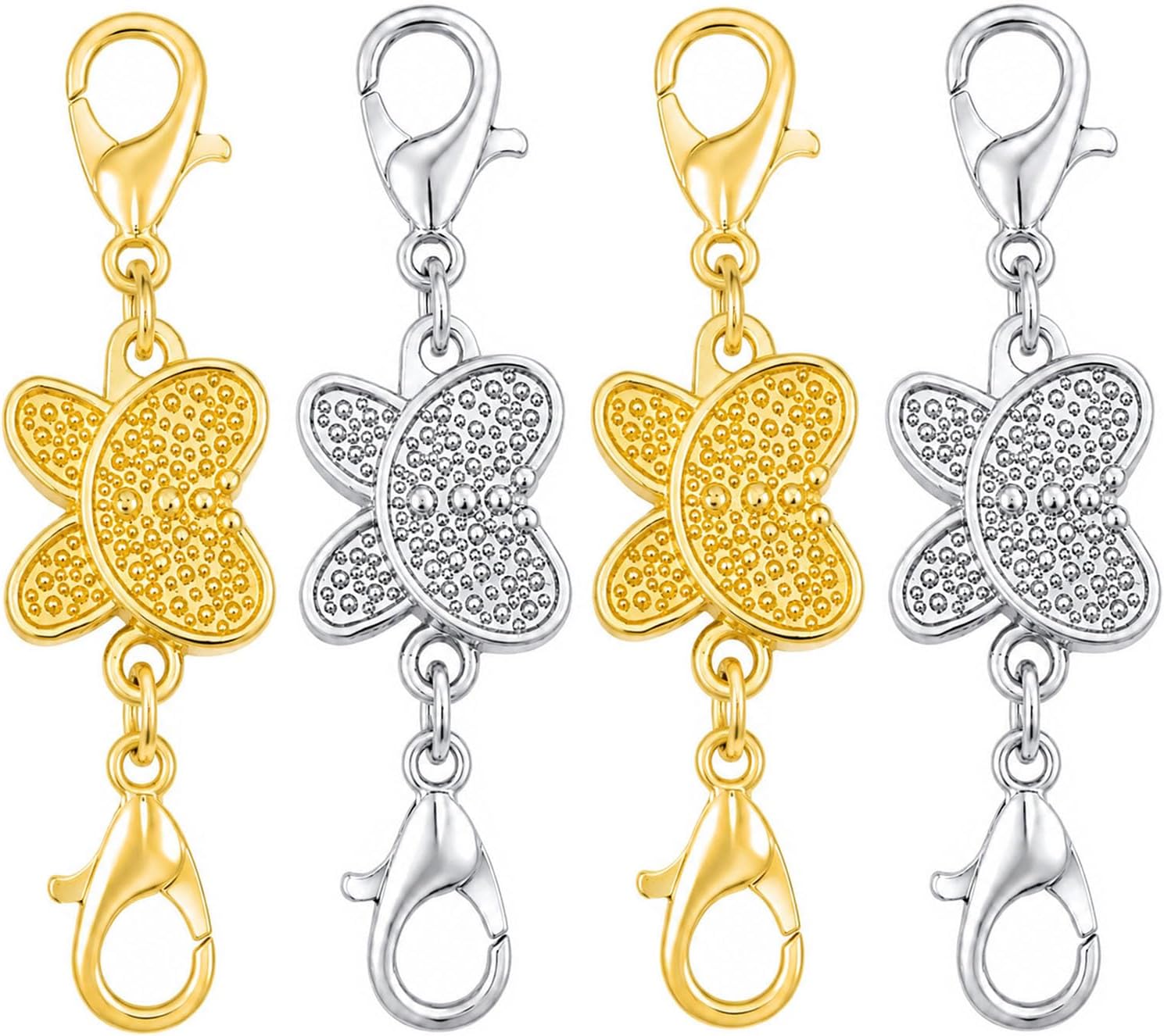 مشبك مغناطيسي على شكل فراشة لل - مراجعة Lobster Clasp Silver وسعره